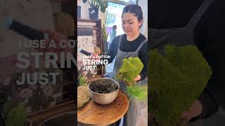 Learn How To Make A Kokedama With Kubode Owner Kamille shorts