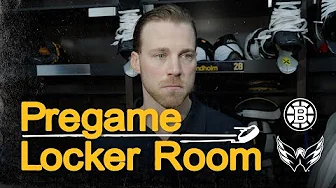 Elias and Hampus Lindholm talk before opening the season @ WSH