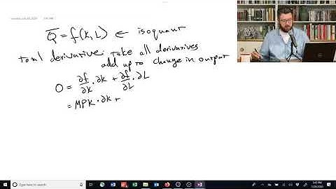1.2.10 Total Derivative approach to MRTS - Intermediate Microeconomics