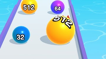 Ball Run 2048 - All Levels Gameplay (Level 13-16)