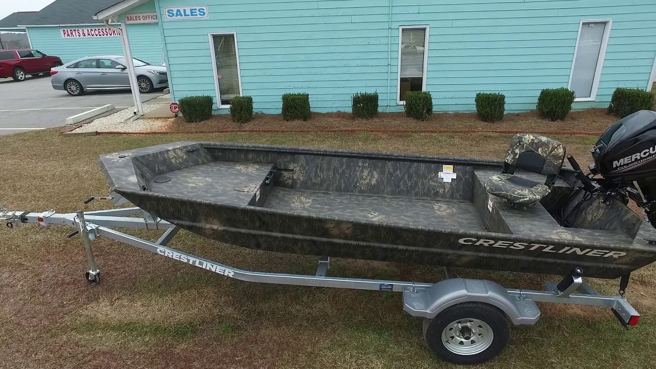 2018 Crestliner 1546 Retriever Jon YouTube