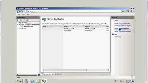 How to create a Domain Certificate in a Windows 2008 R2 domain controller server