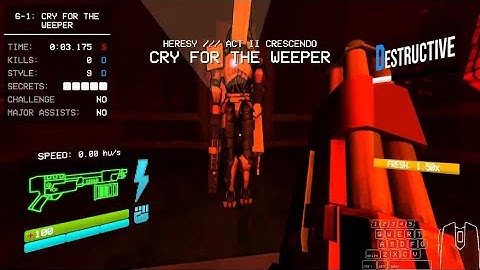 Speedrunning a random ultrakill level every day until i start hrt | Day 21 (6-1)