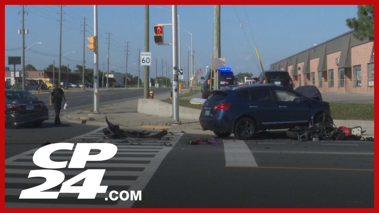 Motorcyclist dead after three-vehicle collision in Milton