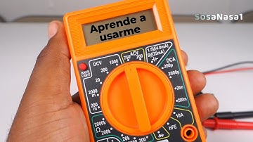 Mini curso de como usar un multímetro digital básico modelo 830