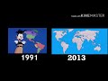 Yakko’s World - 1991 vs 2013