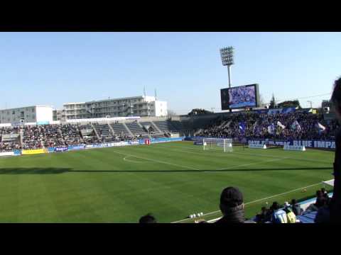2012年4月8日 横浜FC対モンテディオ山形　選手入場直前