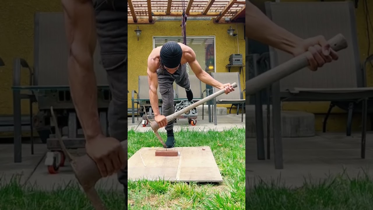 Pickaxe Push-up😱🤯 