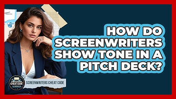How Do Screenwriters Show Tone In A Pitch Deck? - Screenwriter
