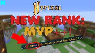 Hypixel SkyWars – NEW MVP++ RANK! (BUYABLE YOUTUBE RANK!?)
