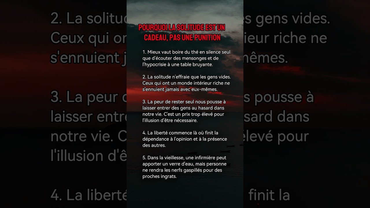 🐺👉🏻Pourquoi la solitude est un cadeau, pas une punition 