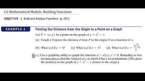 MTH1245 3-6 Mathematical Models - Building Functions