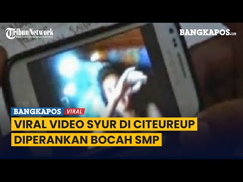 Viral Video Syur di Citeureup Bogor Diperankan Bocah SMP, Ini Faktanya