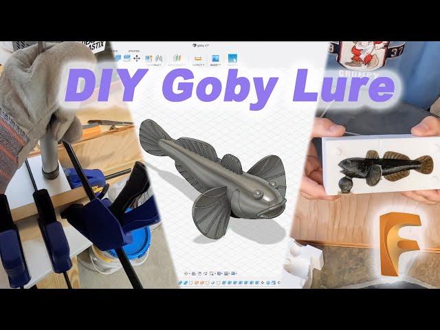 Making Goby Soft Plastic Lure from Scratch 