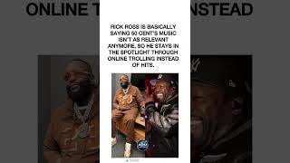 Rick Ross Says 50 Cent Stays Relevant Through Trolling, Not Music 😬 #rickross #50cent #beef