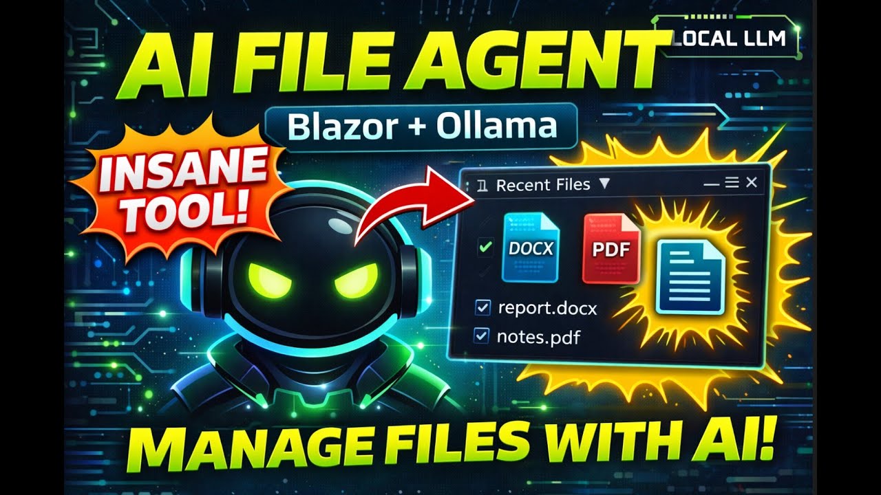 Build Your Own AI File Assistant with Blazor & Local LLMs (Like Claude ...