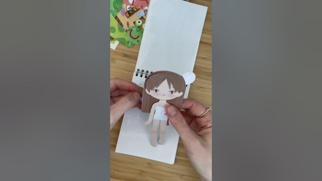 Тг @nezabidki232 бумажная кукла-переодевашка. - YouTube