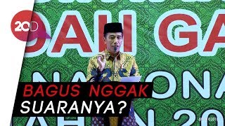 Saat Jokowi Berdendang Lagu Sabyan Gambus