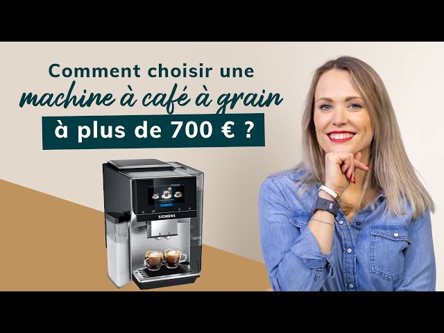 Test Siemens EQ.700 Integral TQ703R07 - Cafetière à expresso avec broyeur à  grains - UFC-Que Choisir