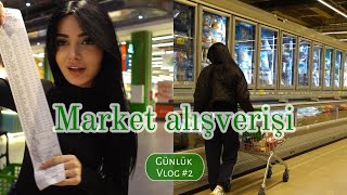 Market Alishverishi Günlük Vlog