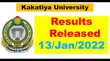 Kakatiya University Results 🔥 || Kakatiya University Updates