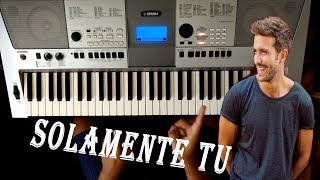 Video thumbnail of "Como Tocar " SOLAMENTE TU " - En PIANO - Tutorial PABLO ALBORAN"