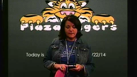 Plaza Middle School Broadcast October 22, 2014