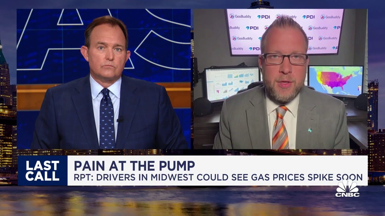 Read more about the article Midwesterners could wake up to gas prices up 40-70 cents says petroleum analyst Patrick De Haan – CNBC Television