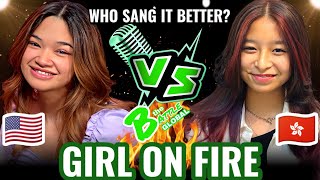 GIRL ON FIRE - Angelica Hale (USA 🇺🇲) VS. Celine Tam (HONG KONG 🇭🇰) | Who sang it better?