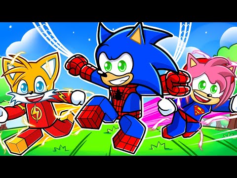 BECOMING SUPERHEROES in Roblox!