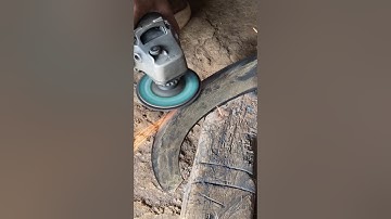 BLACKSMITH #MAKING #SHARP #BUTCHER #KNIFE |  #Shorts #firesmith06 #metalwork #blacksmithing #wood