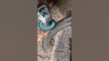 BLACKSMITH #MAKING #SHARP #BUTCHER #KNIFE |  #Shorts #firesmith06 #metalwork #blacksmithing #wood