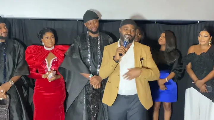 FEMI ADEBAYO AND LAYI WASABI MEET AT FAMILY BROUHAHA MOVIE PREMIERE