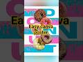 how to make pinterest donut poster #designwithcanva #tutorial #graphicdesigner #youtubesearch