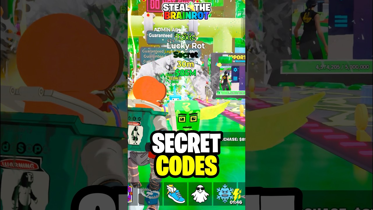 New SECRET CODES in STEAL THE BRAINROT FORTNITE! 😱🔥