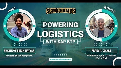 SAP EWM & TM meets BTP - Business Technology Platform.