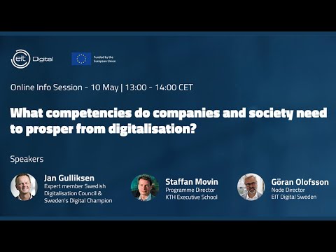 Online Info Session: What competencies do companies and society need to prosper from digitalisation?