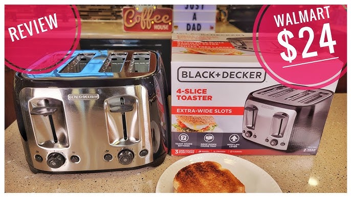 Black + Decker Rapid Toast 2-Slice Toaster 