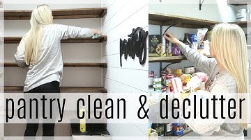 Pantry Clean and Declutter | Cleaning Motivation | Pantry Organization