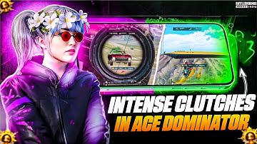 Intense Solo vs Squad Clutches In Ace Dominator 🔥| Without Gyro | BGMI - PUBG MOBILE