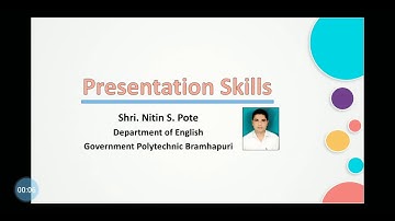 BCC (22009) Session-6 Practical No. 4 Presentation Skills