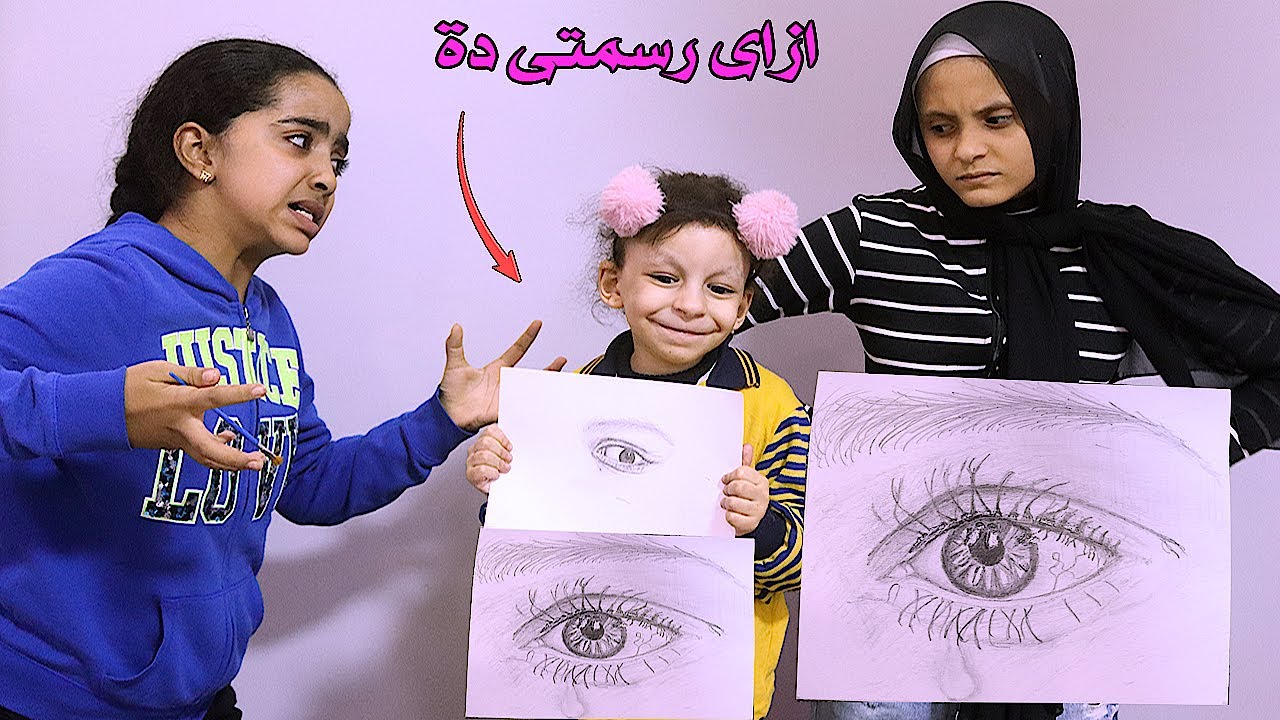 الرسامة الصغيرة فازت بالجايزة علينا