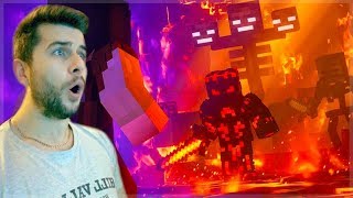 REACTING TO SONGS OF WAR MOVIE! Episode 4 Minecraft Animations!