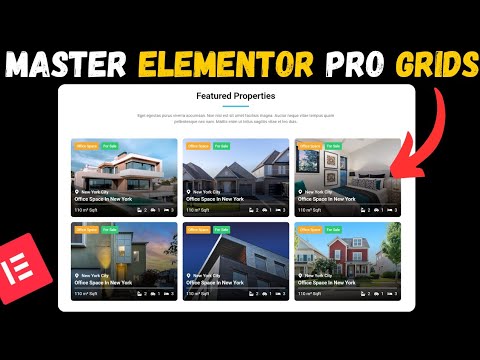 ELEMENTOR PRO GRID Mastery | Build a Pro-Level Property Section in ...