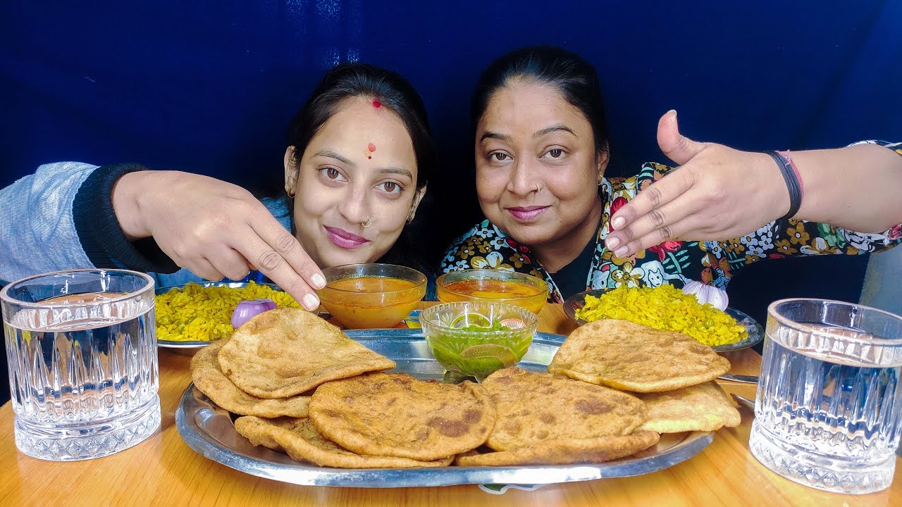 Aalu Ki Kachori & Fried Rice Mukbang 😋 | Chatori Jodi
