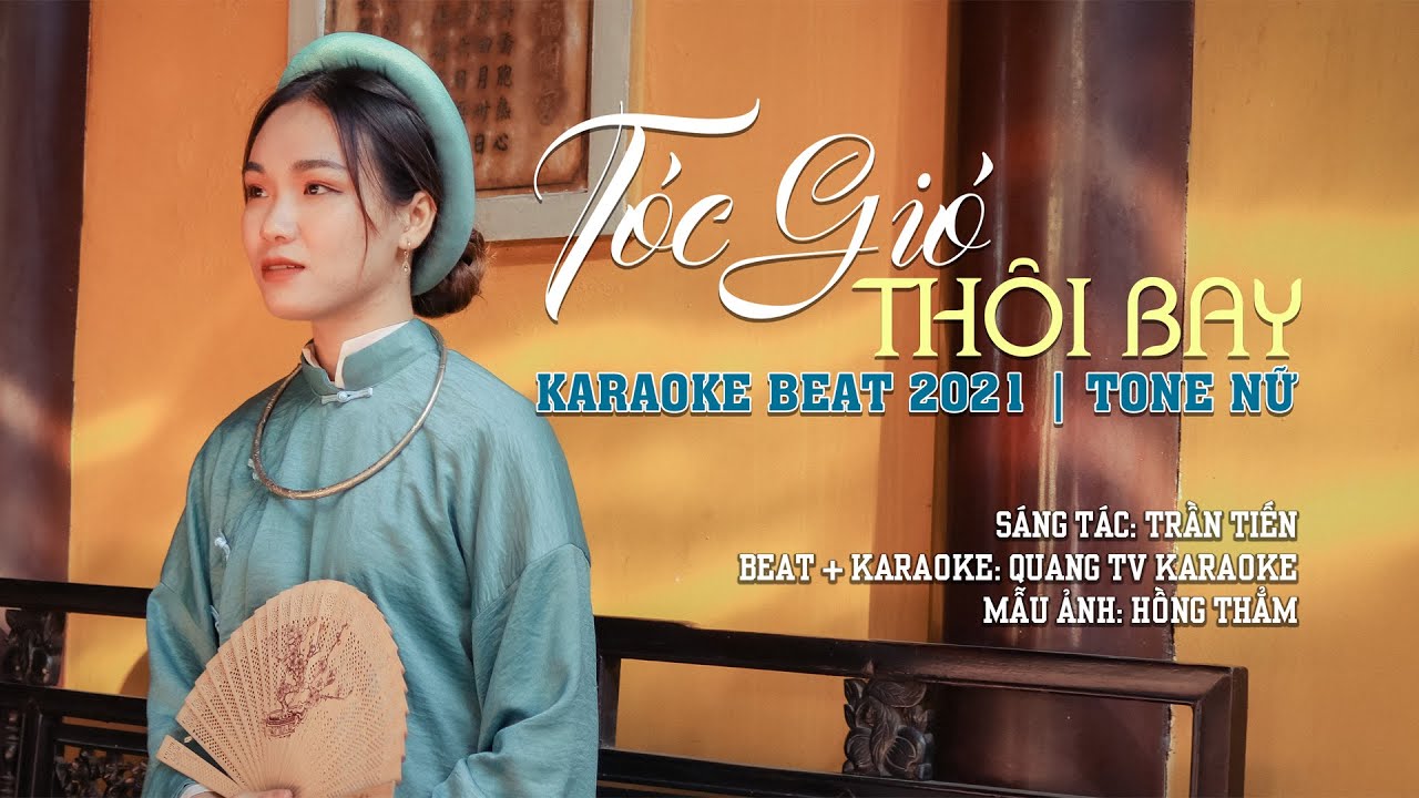 Karaoke Tóc Gió Thôi Bay Tone Nam Vừa  Nam Trân  YouTube