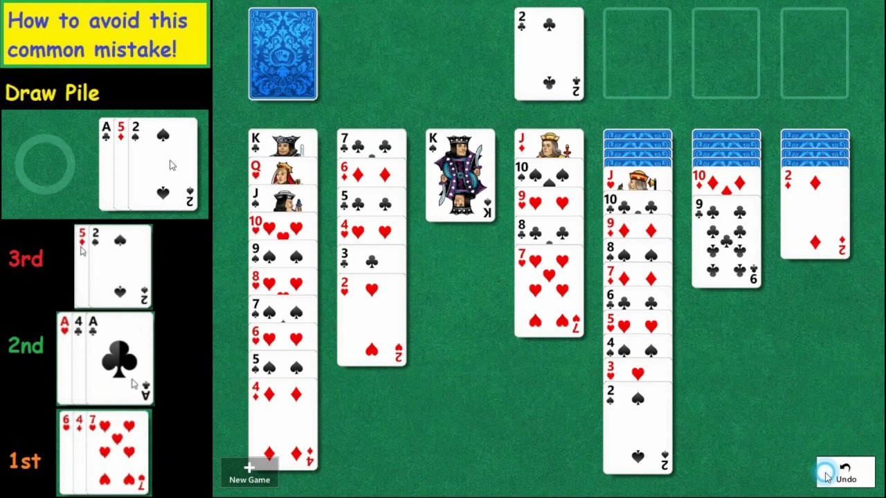 Solitaire how to avoid this common mistake