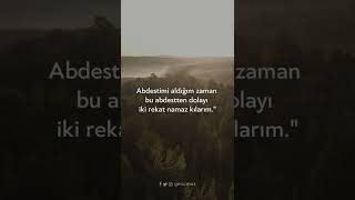 Ey Bilal Cennete Girmekte Beni Nasıl Geçtin?