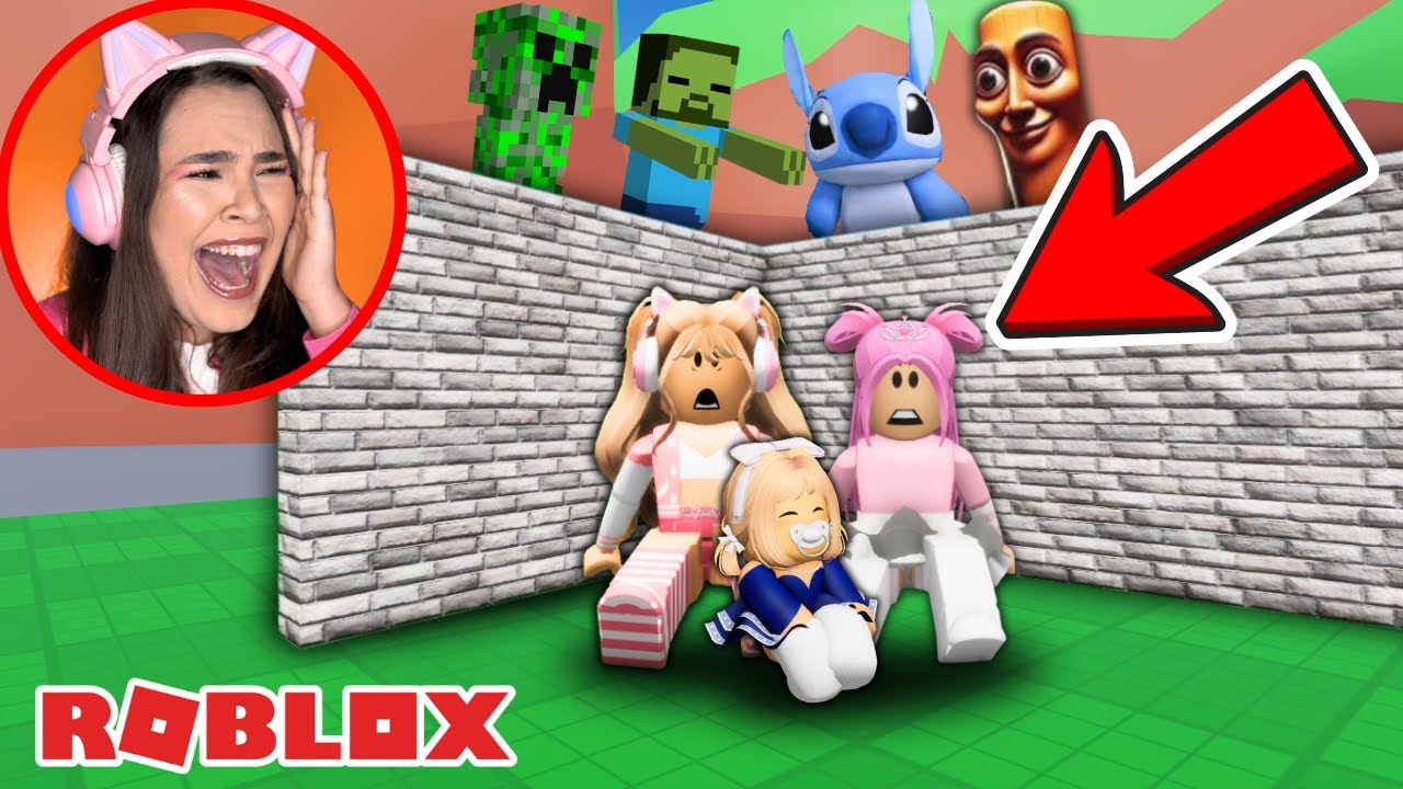 CONSTRUA RÁPIDO para SOBREVIVER aos MONSTROS do ROBLOX!