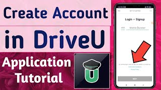 How to Create Account in DriveU App screenshot 4